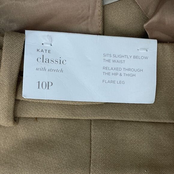 New LOFT Kate Classic Stretch Flare Pants Women's Size 10 Petite - Picture 3 of 9